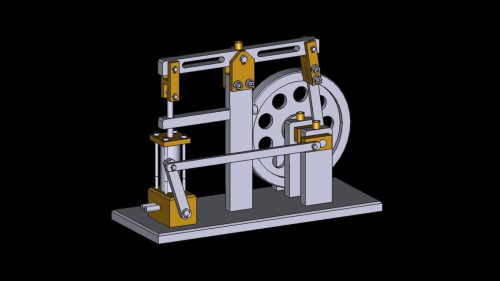 Balancier Dampfmaschine Titelbild Ohne Text Mitte