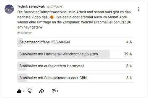 YouTube Umfrage 5